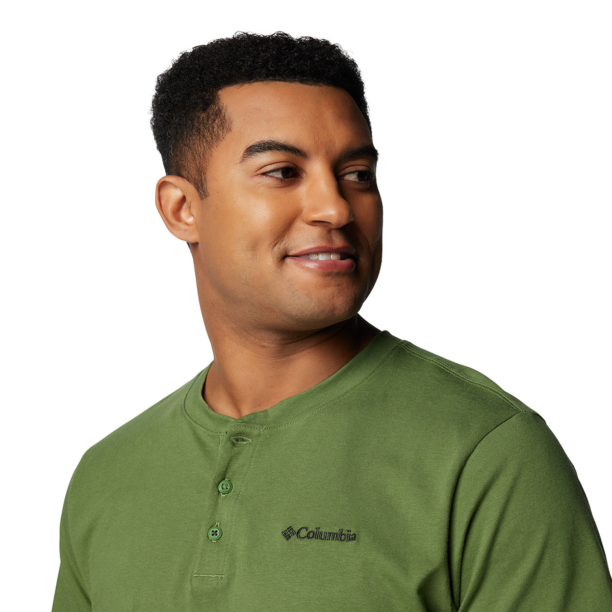Remera Landroamer Ss Henley  Verde