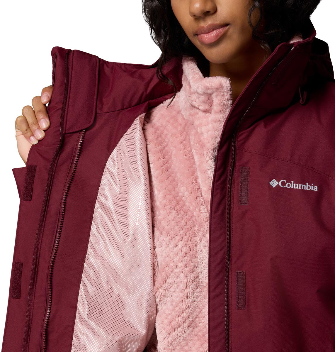 Campera Bugaboo Iii Fleece Omni-Heat Bordó