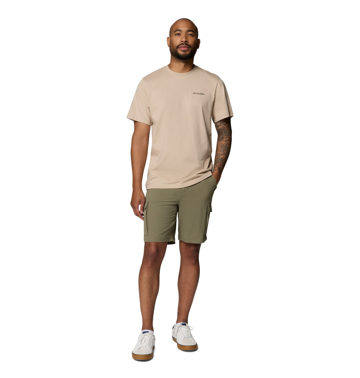 Remera Csc Outdoor Back  Beige