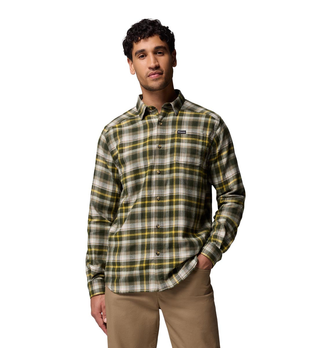 Camisa Manga Larga Cornell Woods  Verde