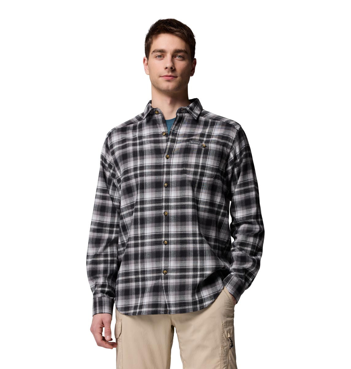 Camisa Manga Larga Cornell Woods  Negro
