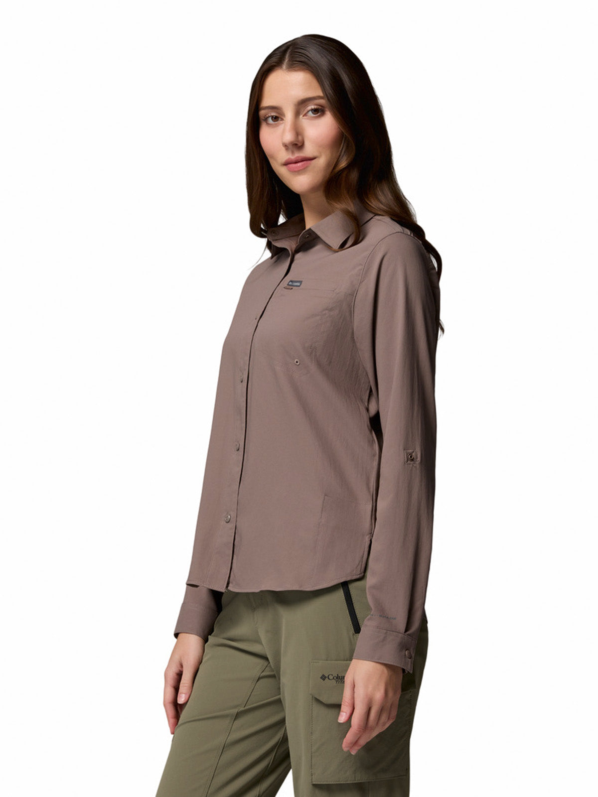 Remera Silver Ridge Utility Omni-Shade Negro