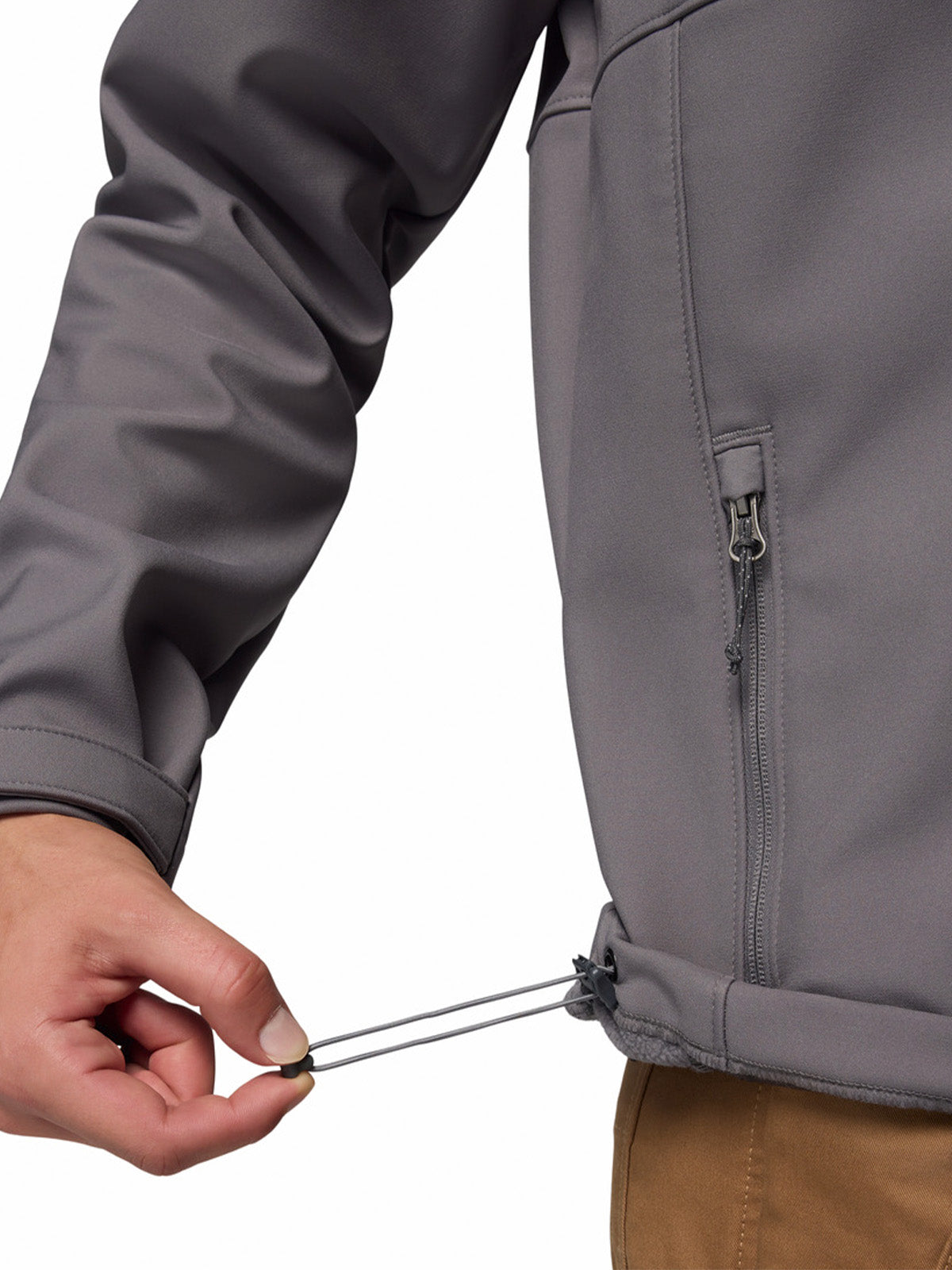 Chaqueta Ascender Soft Shell Omni-Shield Gris