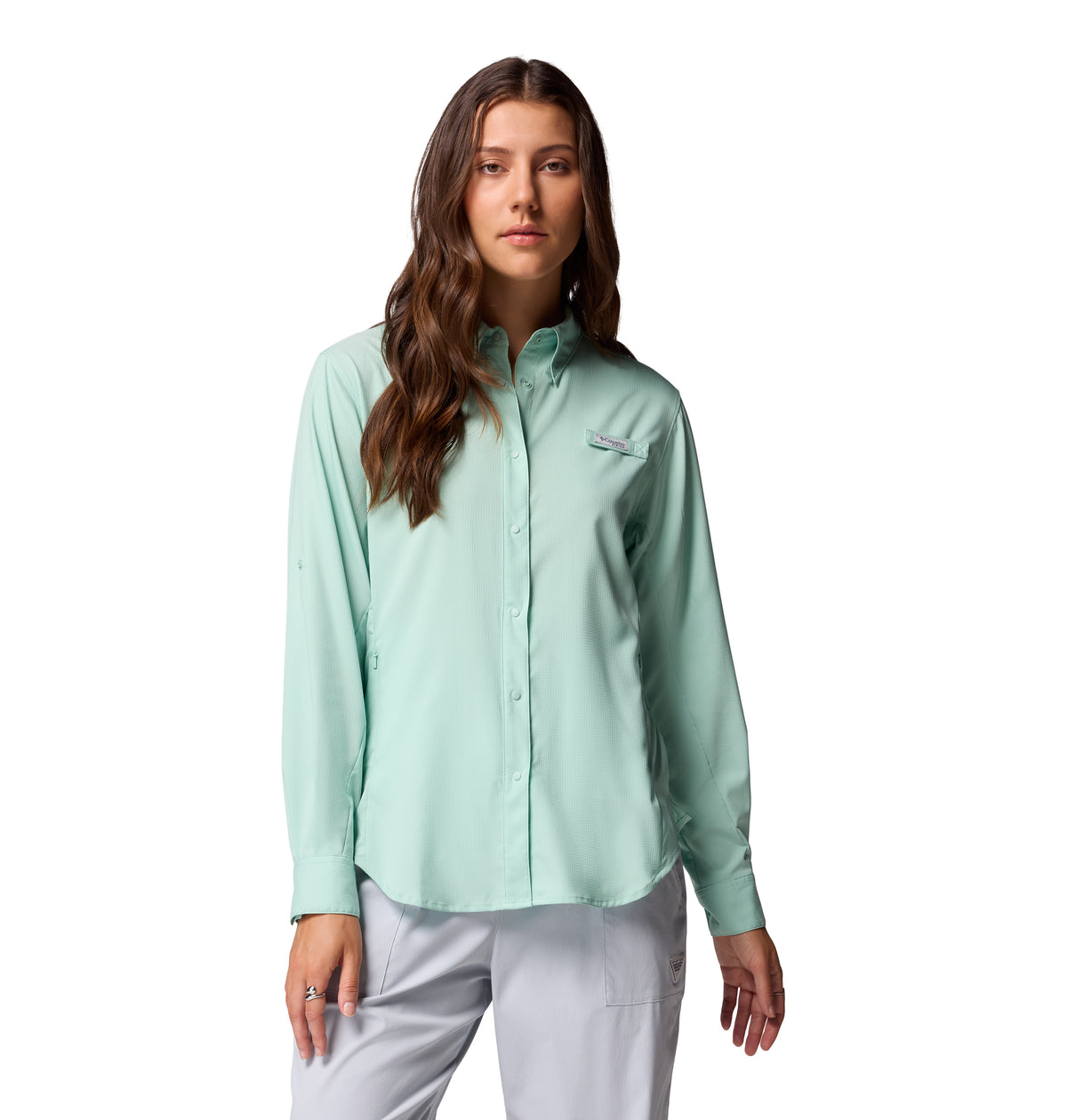 Camisa Manga Larga Tamiami Ii Ls Shirt Omni-Shade Verde