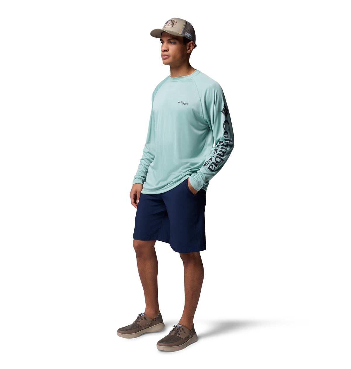 Remera Manga Larga Terminal Tackle Ls S Omni-Shade Verde