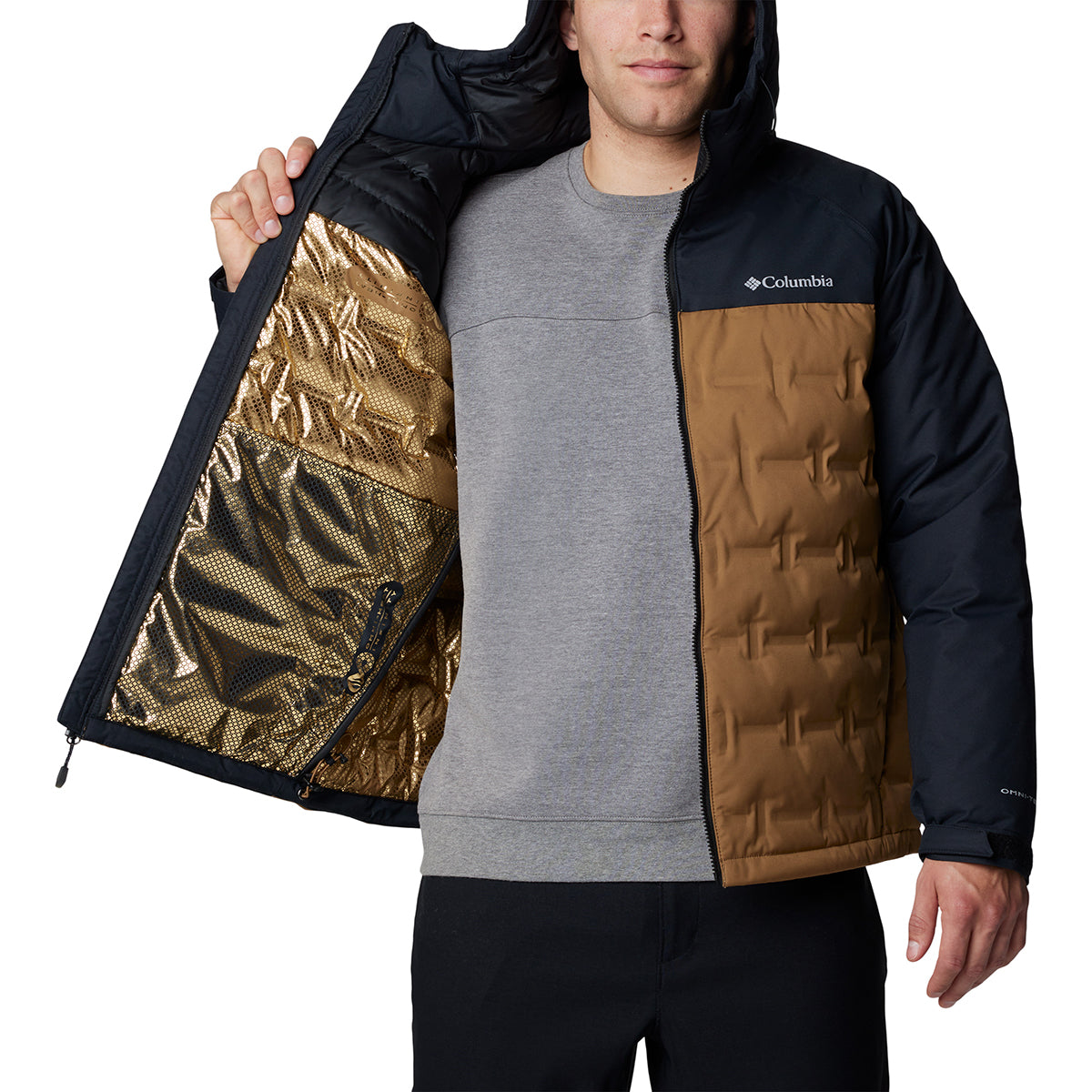 Campera Grand Trek Iii Jkt Omni-Heat Marrón