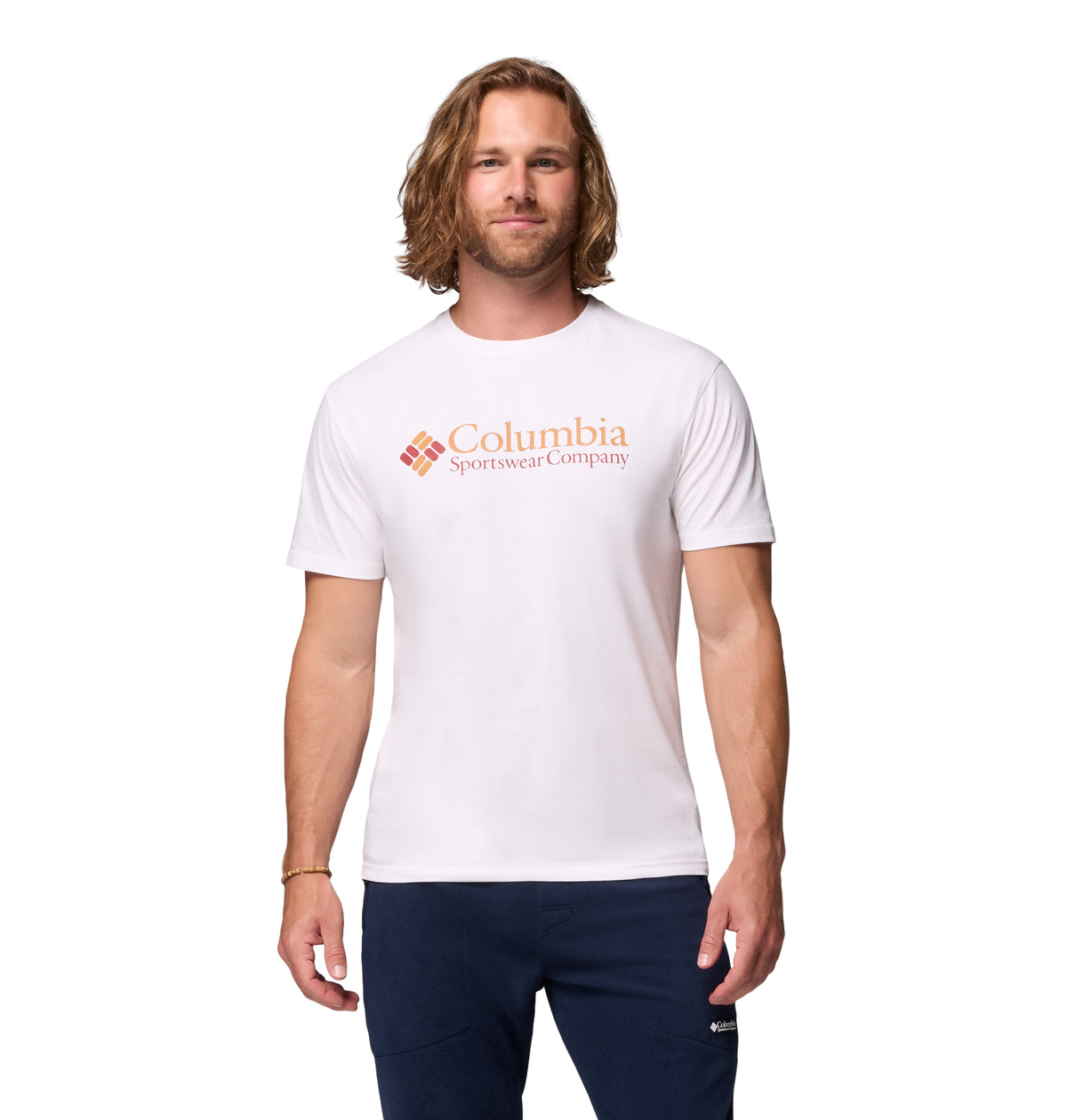 Remera Csc Basic Logo S/S  Blanco