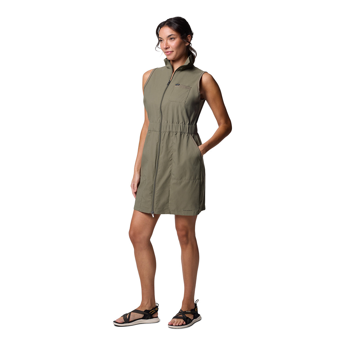 Vestido Leslie Falls Dress 2 Omni-Shade Verde