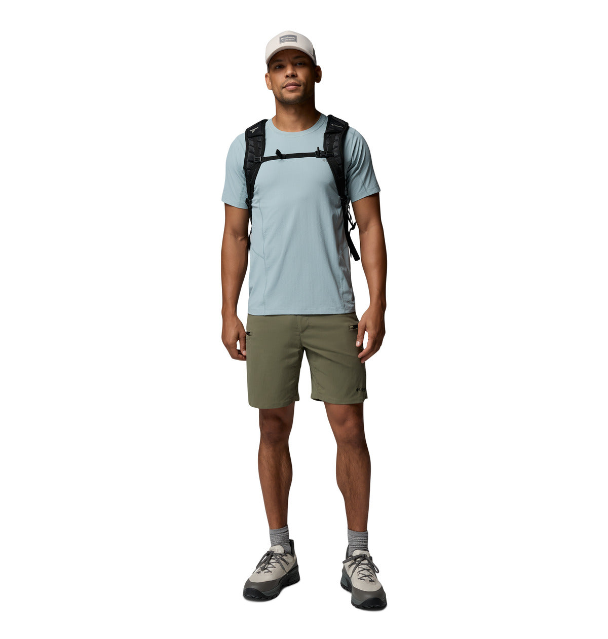 Remera Diamond Peak Short Omni-Freeze Azul