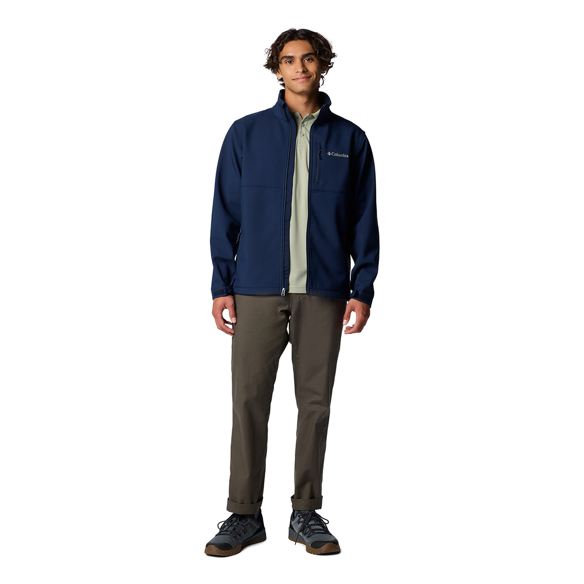 Chaqueta Ascender Soft Shell Omni-Shield Azul Marino