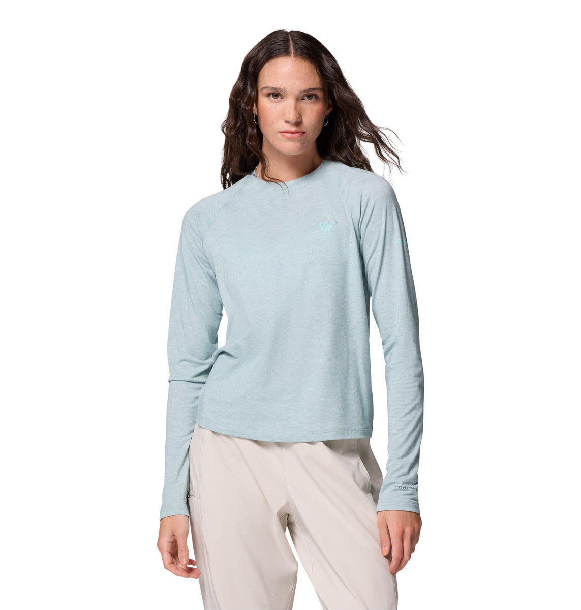 Remera Uncharted Knit Ls Omni-Wick Azul Marino