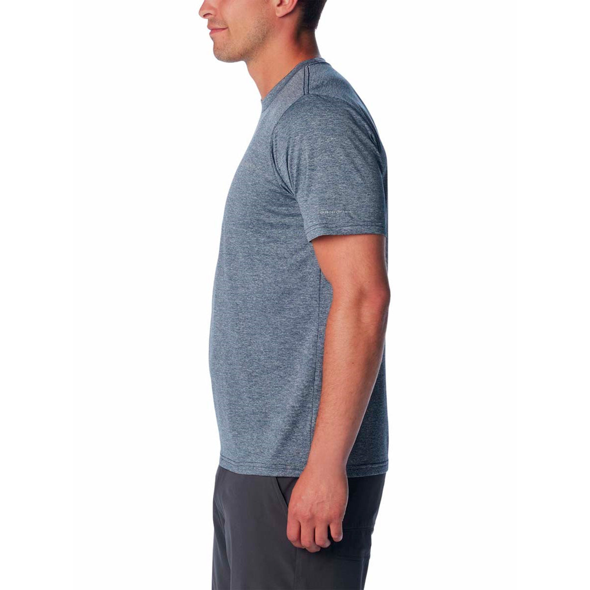 Remera Columbia Hike Crew Omni-Wick Azul Marino