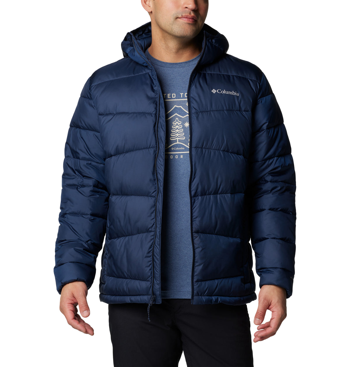 Campera Fivemile Butte Ii Omni-Heat Azul Marino