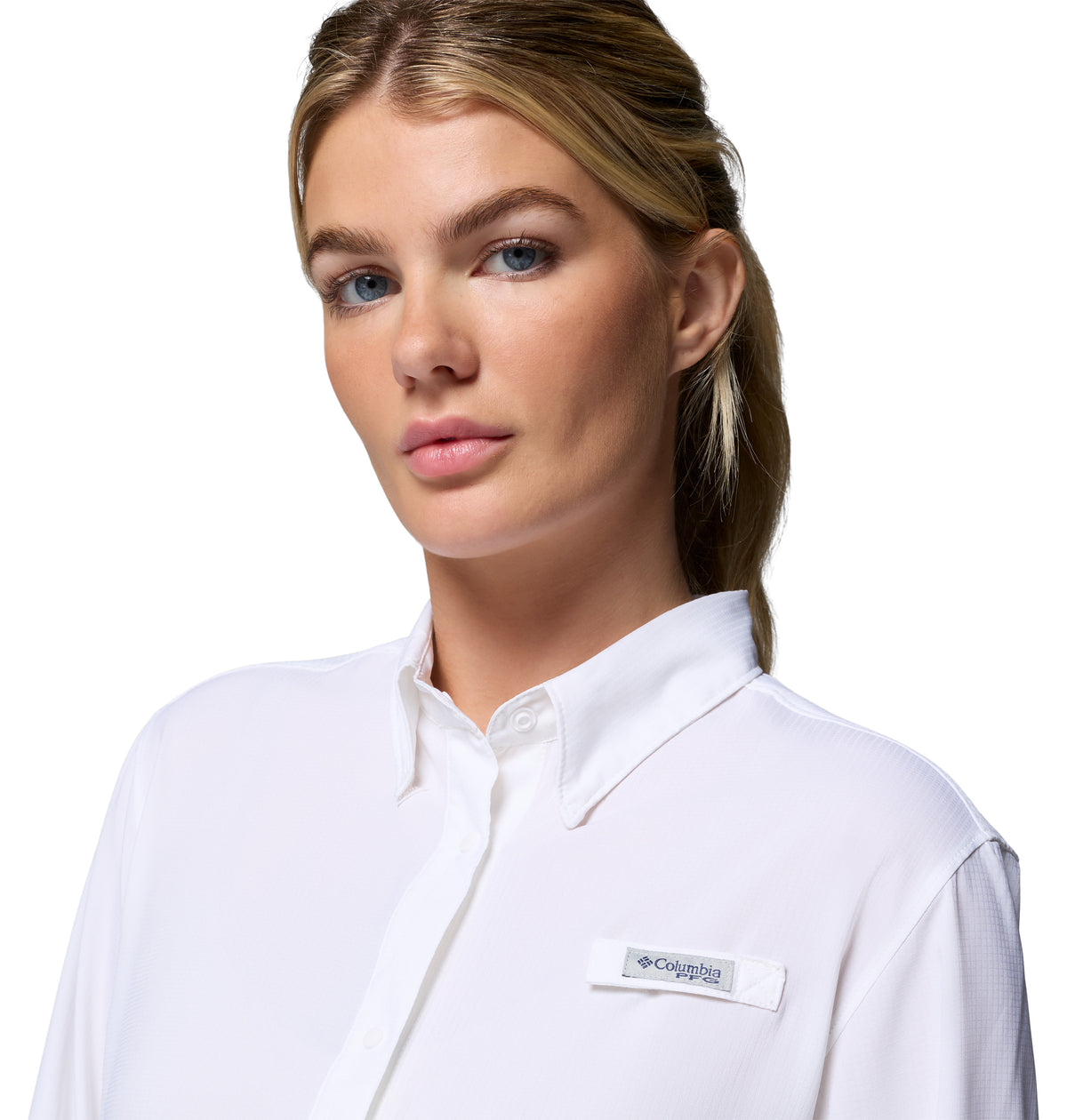 Camisa Manga Larga Tamiami Ii Ls Shirt Omni-Shade Blanco