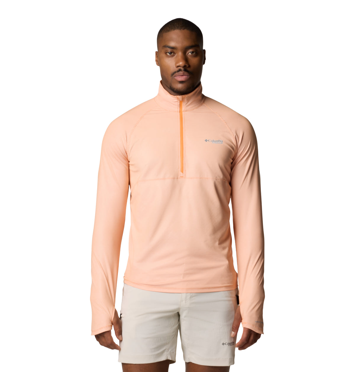 Buzo Summit Valley Half Z Omni-Freeze Naranja