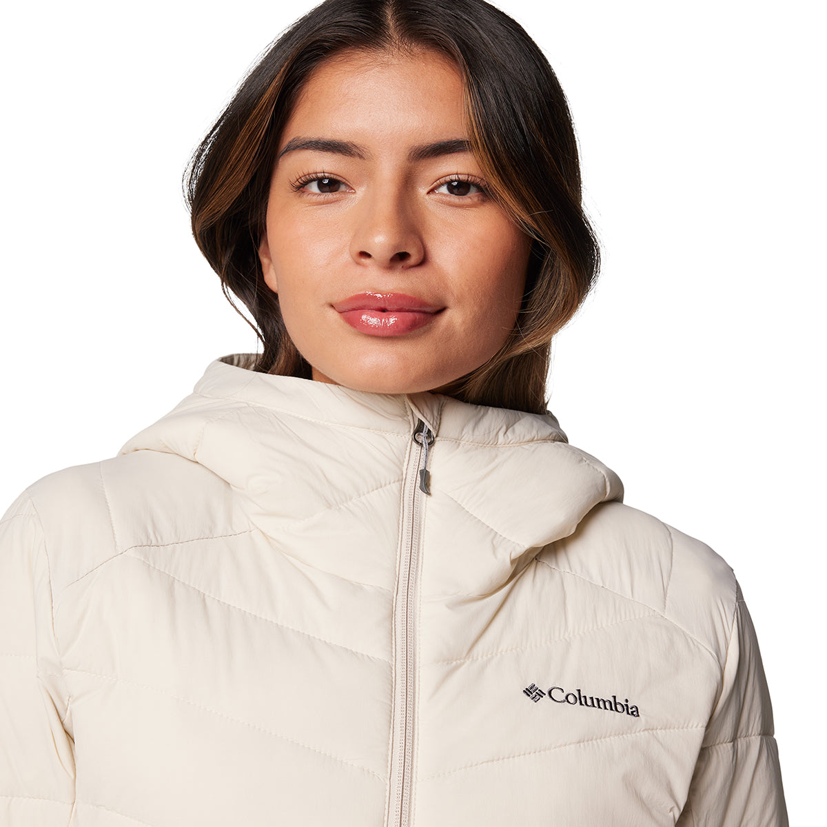 Campera Joy Peak Ii Hooded Omni-Heat Gris
