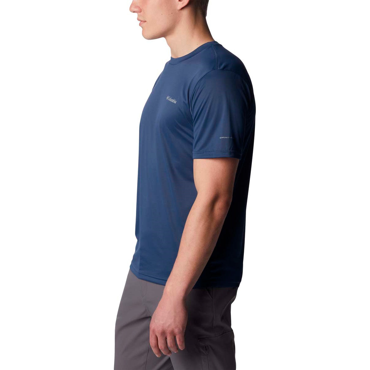 Remera Columbia Hike Crew Omni-Wick Negro