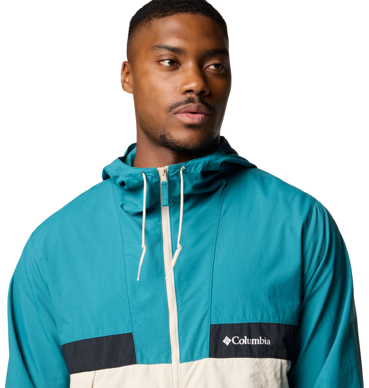 Cortaviento Spire Valley Hooded Omni-Shade Azul